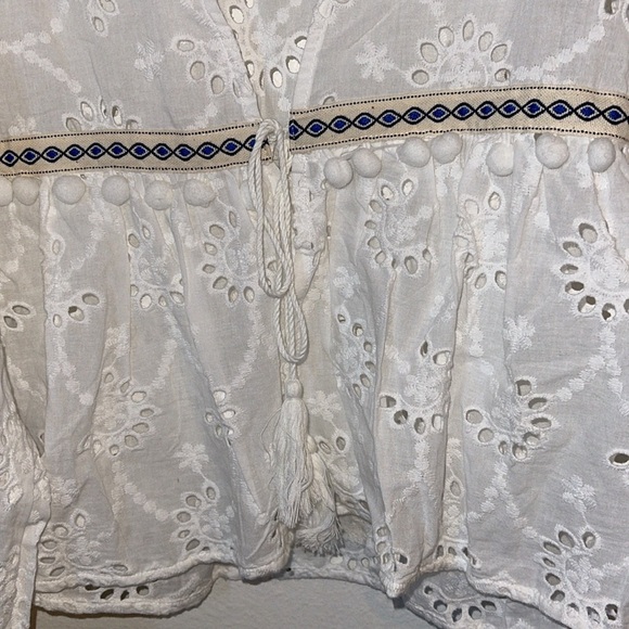 🌹NWT: KYE MI EYELET MAY FLOWERS CARDIGAN - Picture 5 of 9